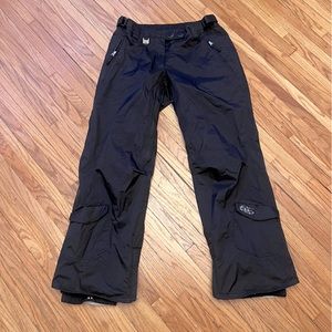 $275 Vtg Nike 6.0 SB adjustable sizing snowpants Snowboarding medium Cargo Black